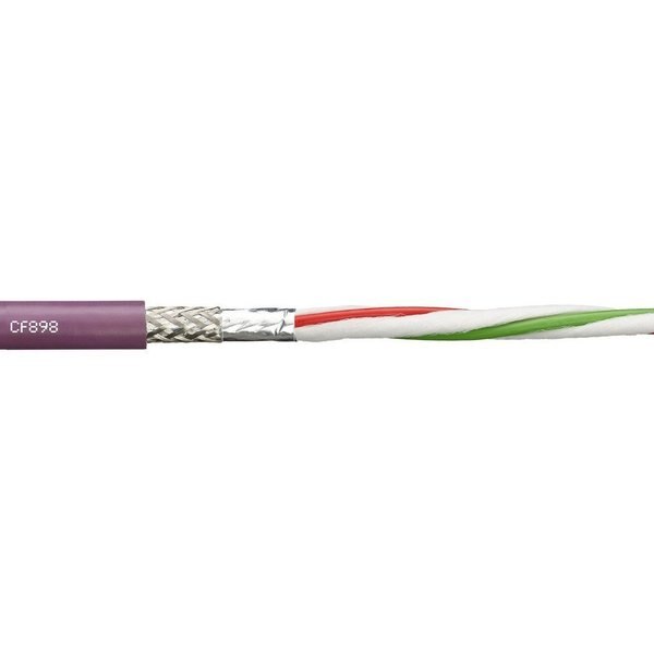 Bus Cable, PUR, 50 V, 0.33 in dia, Red