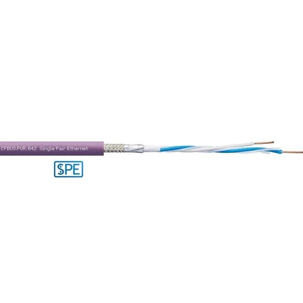 Bus Cable, PUR, 50 V, 0.22 in dia, Red