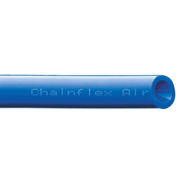 Pneumatic Tubing, PUR, 0.43 in dia, Bl