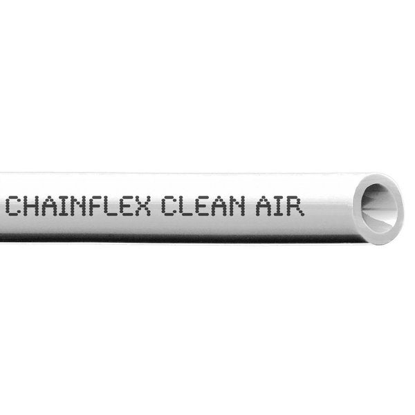 Pneumatic Tubing, PUR, 0.31 in dia, Lt Gry