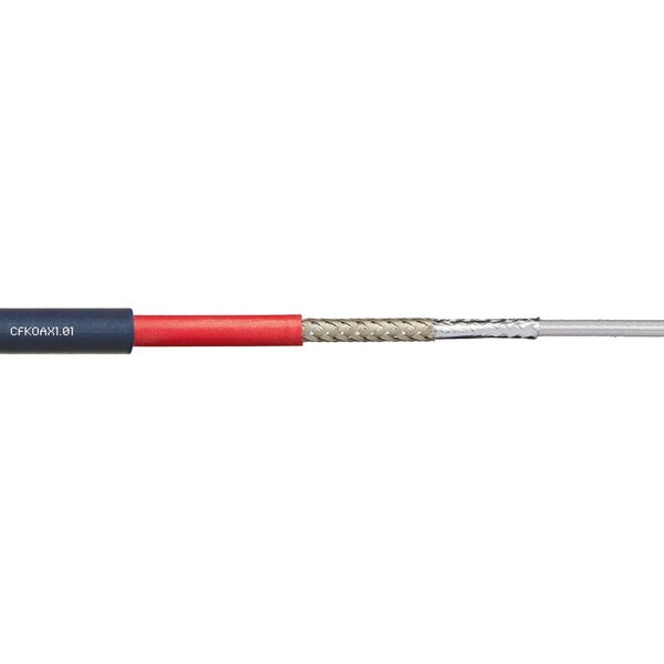 Coaxial Cable, TPE, 500 V, 0.14 in, Grey