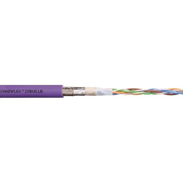 Bus Cable, TPE, 50 V, 0.26 in dia, Red