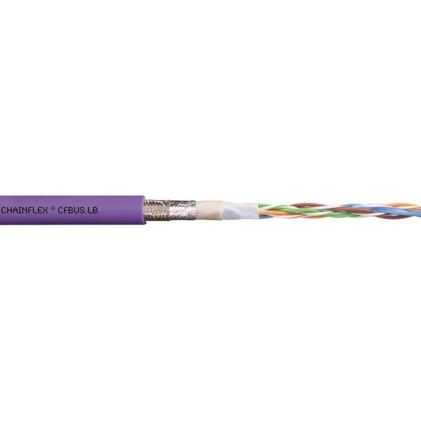 Bus Cable, TPE, 50 V, 0.31 in dia, Red