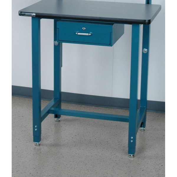 Computer Desk W/ Monitor Arm And Drawer
