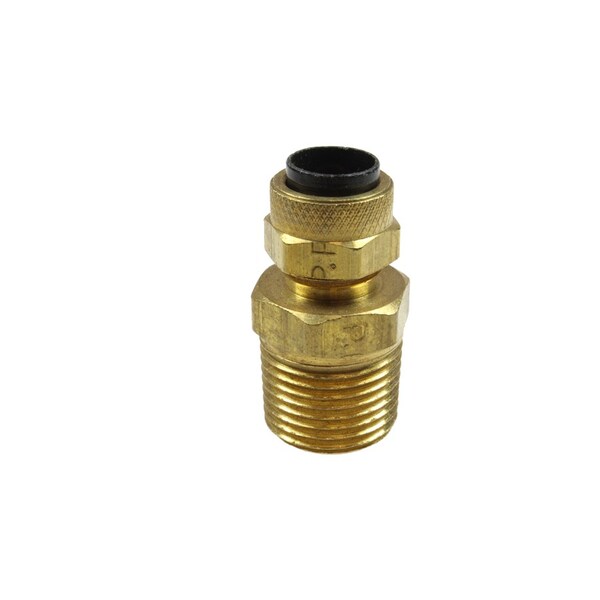 Poly-Tube Male Connector 3/8