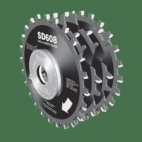 Dial-A-Width Stacked Dado Sets, 8