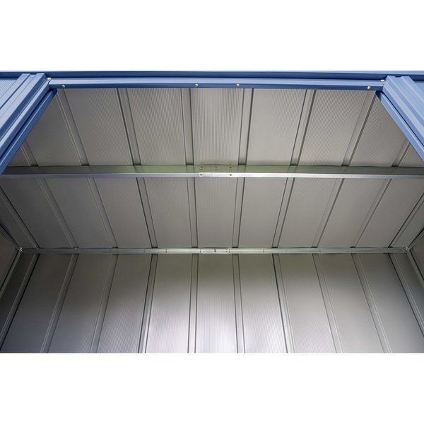 10x4 Steel Storage Classic Steel Storage Shed, Blue Grey