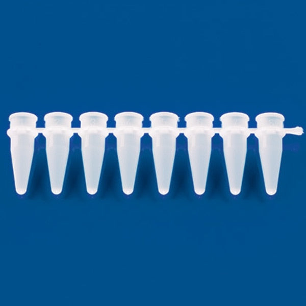PCR Tube Strip, Blue, 8 x 0.2 mL