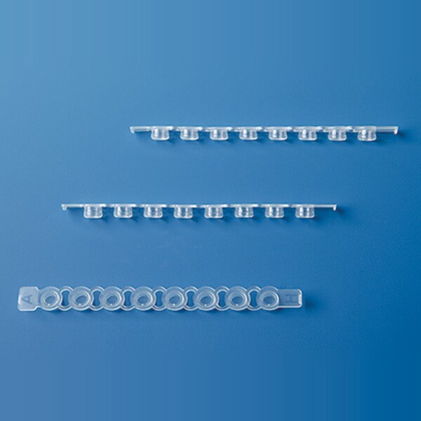 PCR 8-Strip Domed Cap, Rose, for, PK 125