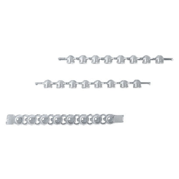 PCR 8-Strip Domed Cap, Yellow, fo, PK 125