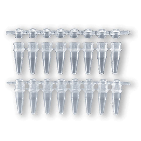 PCR Tube Strip, Clear, 8 x 0.2 mL