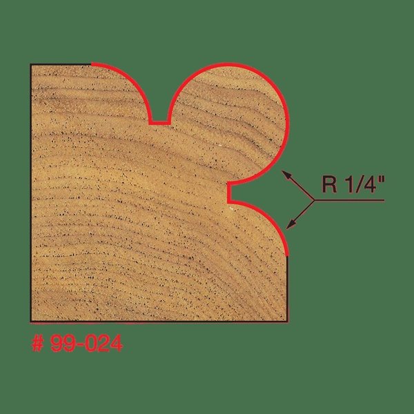 Corner Beading Bit, 1-3/8