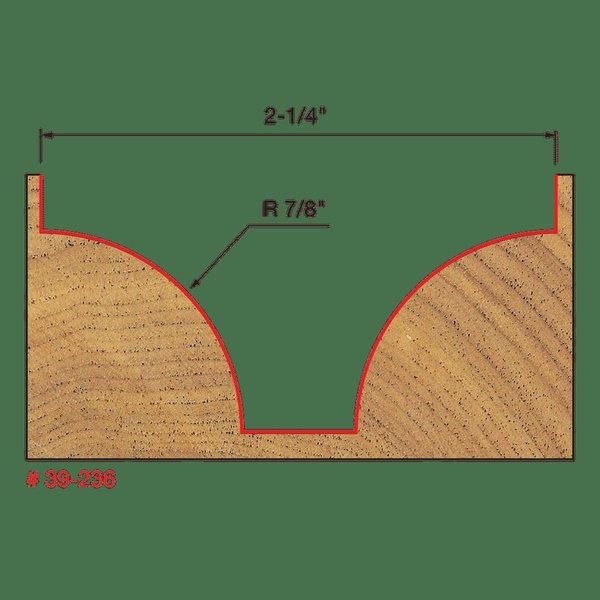 Radius Ovolo Bit, 7/8