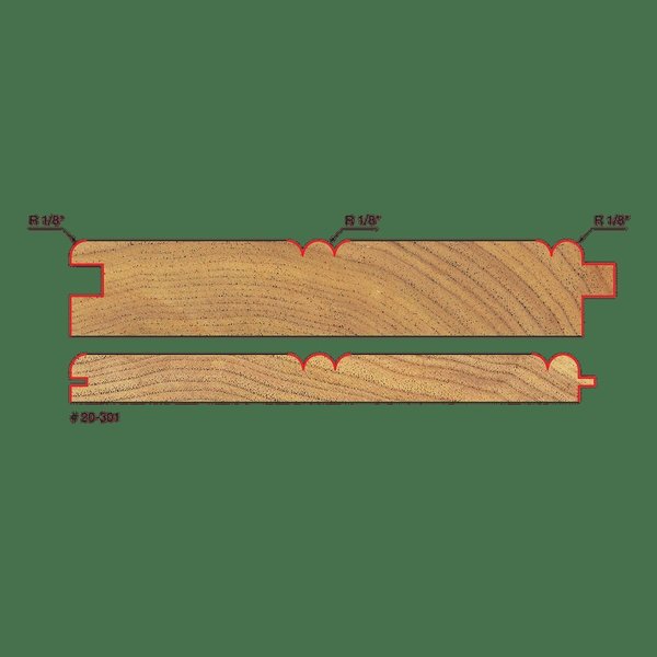 Radius Beadboard Bit System, 1/8