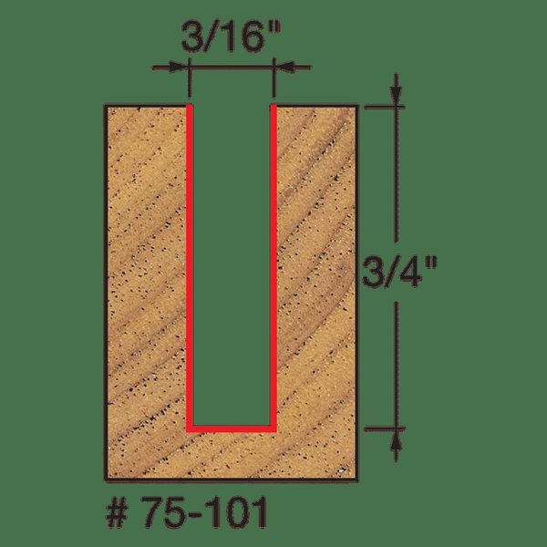 Up Spiral Bit, 3/16