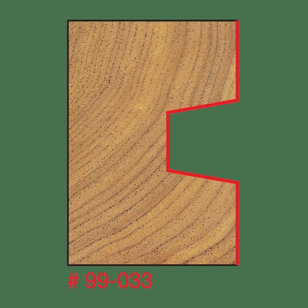 Wedge Tongue and Groove Bit, 1-21/32