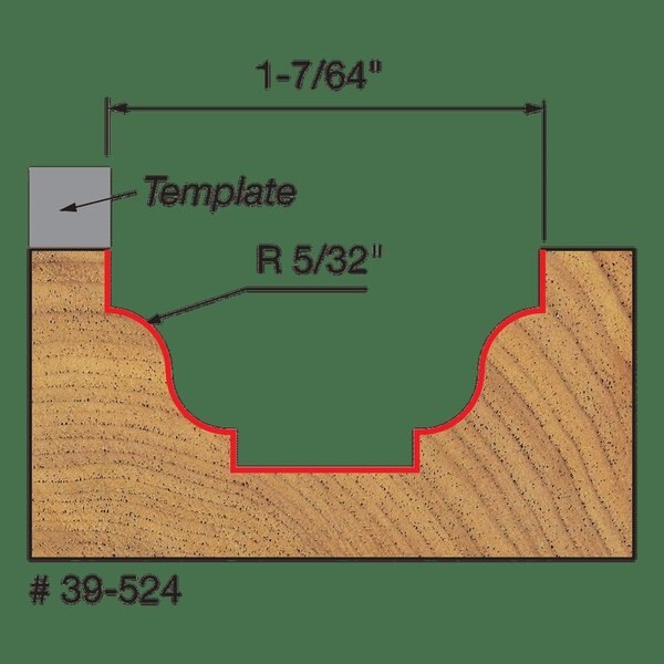 Radius Top Bearing Fillet Ogee Groove Bi