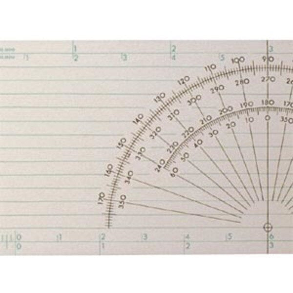 Protractors, Course Protractor Plotter Ruler, 15