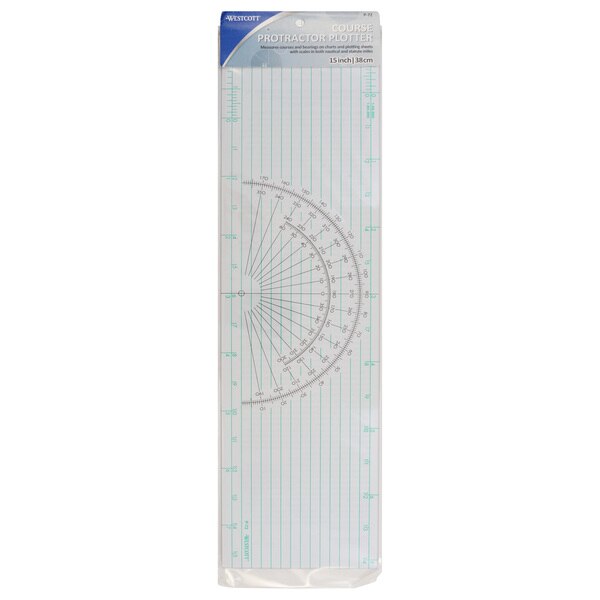 Protractors, Course Protractor Plotter Ruler, 15