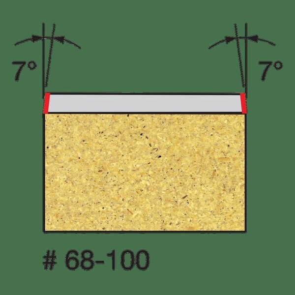 Flush and Bevel Trim Bit, 1/4