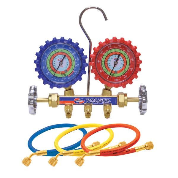 Manifold, 2 Valve, 5 ft., SMB Hose Set
