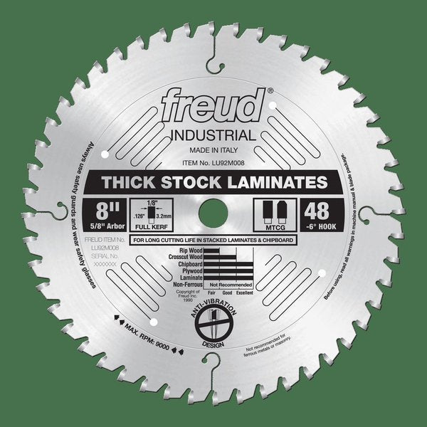 Thick-Stock Laminate Blade, 8