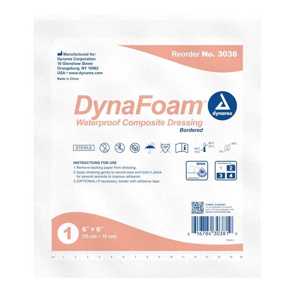 DynaFoam Waterproof Bordered Foam, PK120