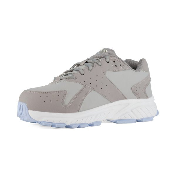Size 8 1/2 Women's Athletic Shoe Composite Safety Footwear, Gray/Powder Blue