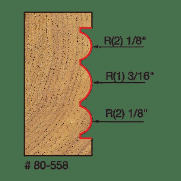 Triple Beading Bit, 15/16