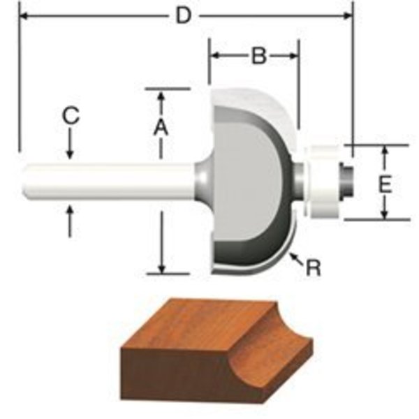 CT 1/4R Cove&Fillet 1/2BB 2F 1/4S