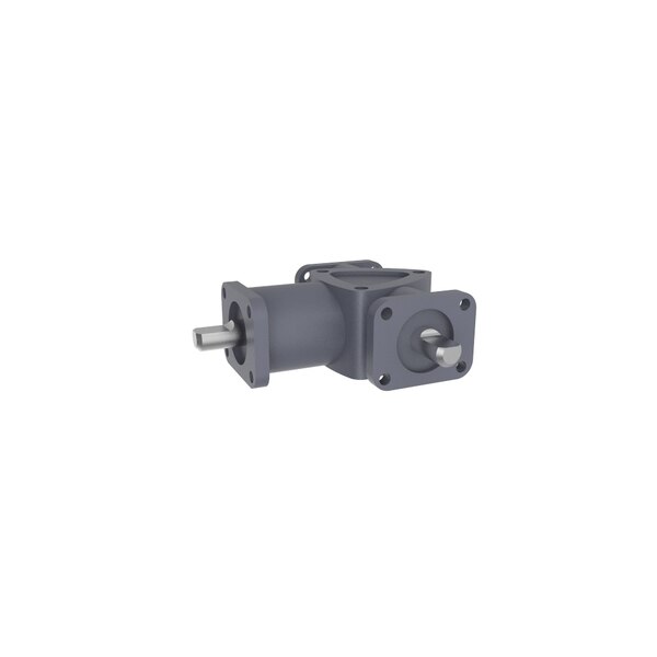 2 Way Spiral Bevel Gear, 11 Gear Ratio,