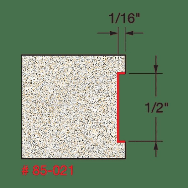Depth Inlay Bit, 1/16