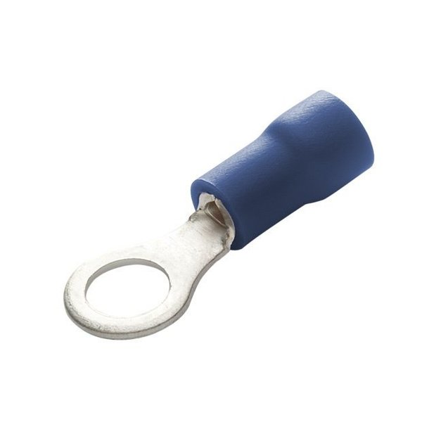 Ring Terminal, 16-14 AWG, #8 Stud, PK10