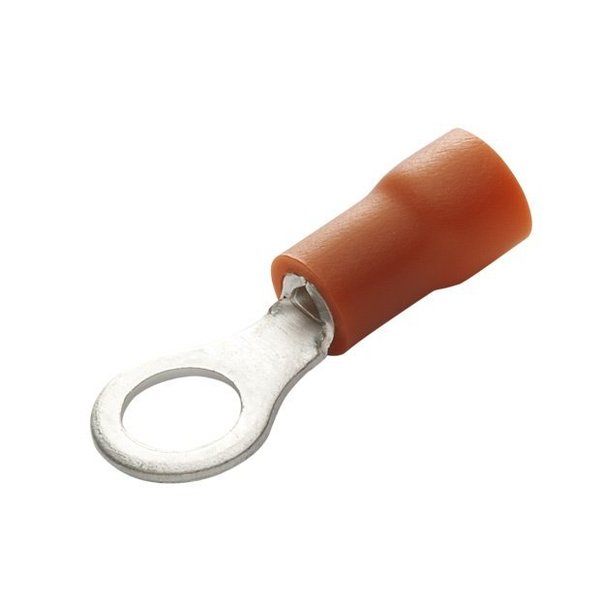 Ring Terminal, 22-16AWG, #6 Stud, PK10