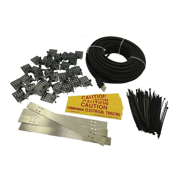Self-Regulating Heating Cable, 240VAC, 100 FT Length