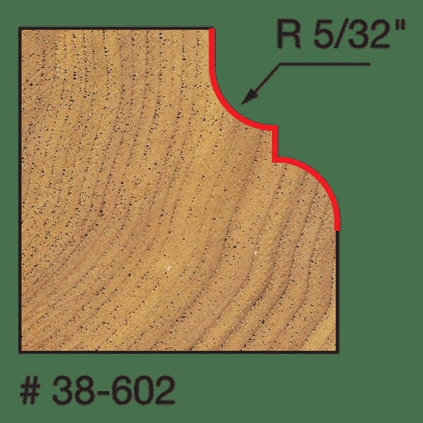 Classical Cove and Round Bit, 1-1/8