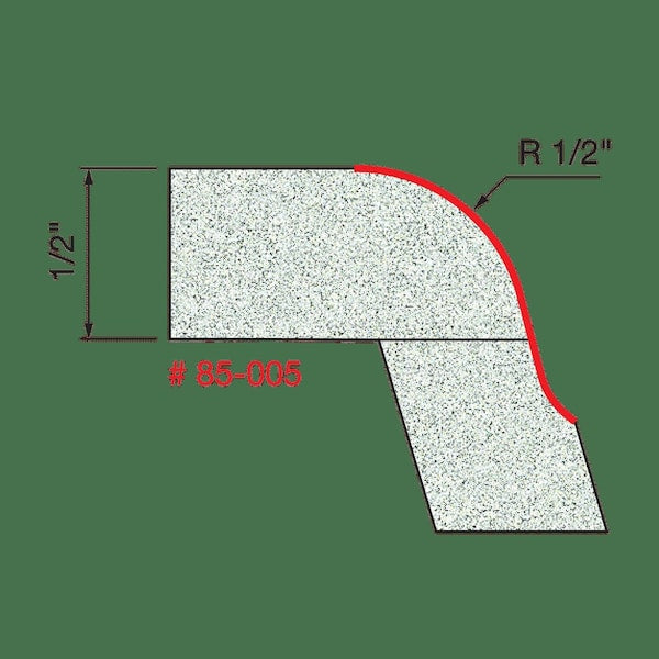 Radius Ogee Bowl Bit, 1/2