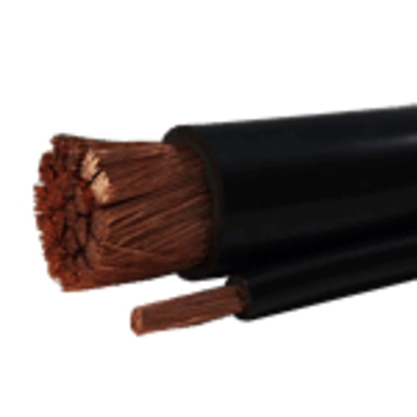 Wire, Ul 1284, Blk PVC Cable, 1ga, 25 ft.