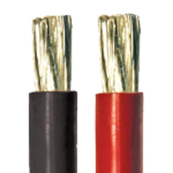 Marine Battery Cable, Red, 2ga., 100 ft.