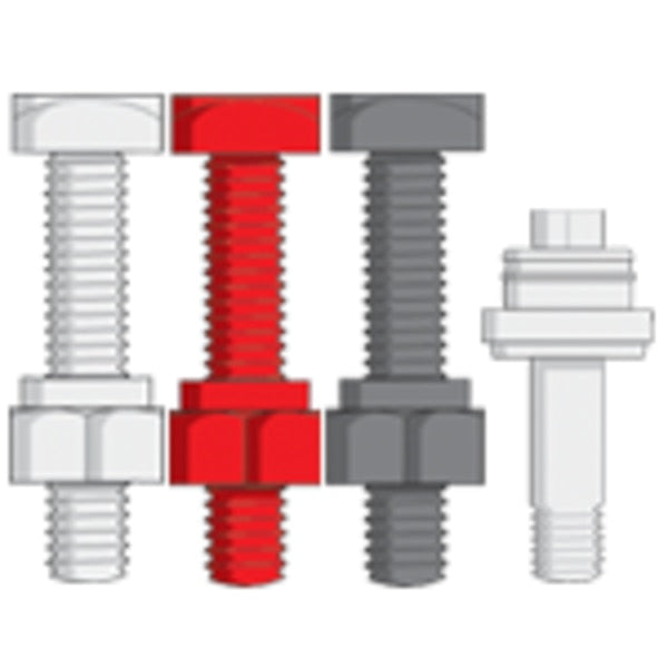 Hex Nut, Zinc Plated, 3/8