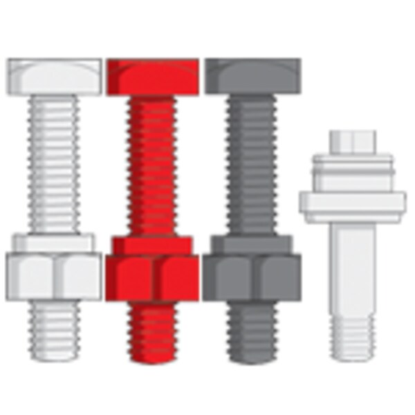 Hex Nut, Zinc Plated, 3/8