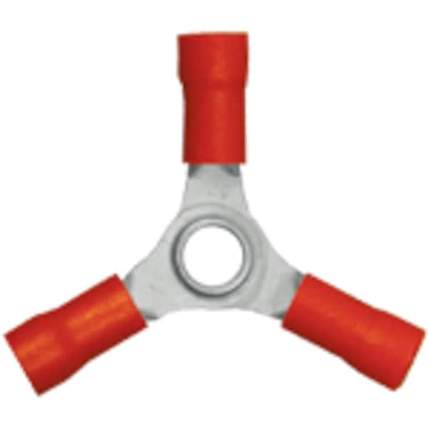 Three Way Connector, 12-10 ga, PK10