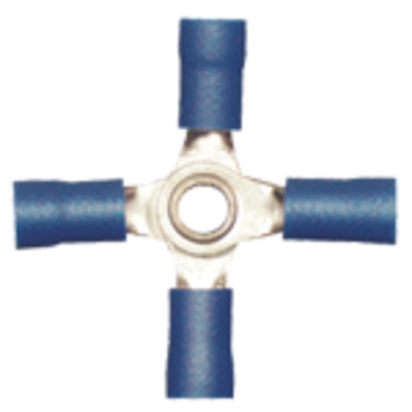 Four Way Connector, 12-10 ga., PK100