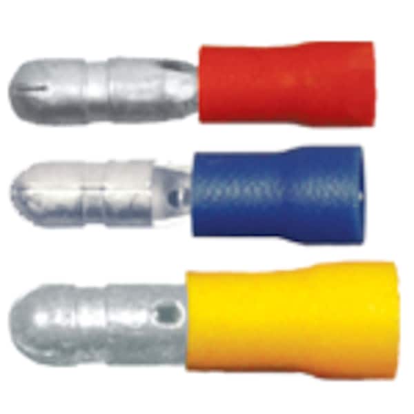 16-14 AWG PVC Male Bullet Terminal 0.195