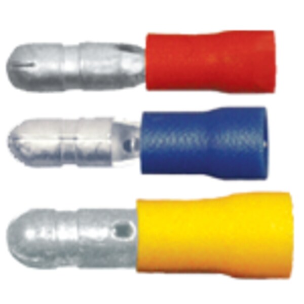 22-18 AWG PVC Male Bullet Terminal 0.157