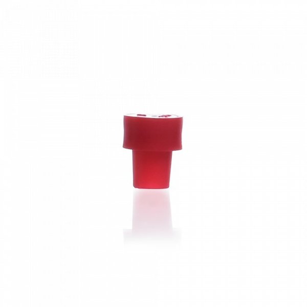 NMR CAP 5MM RED PK/100, PK 100