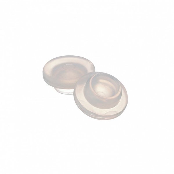 Straight Plug Stoppers, Silicone, PK100
