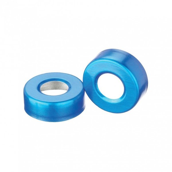 Blue Unlined Open Top Aluminum C, PK1000