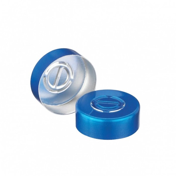 Unlined Aluminum Seals W/Center D, PK100