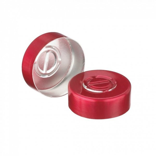 Unlined Aluminum Seals W/Center D, PK100